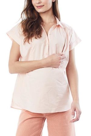 Shannon- Blush - Nursing And Maternity Top loving the sales