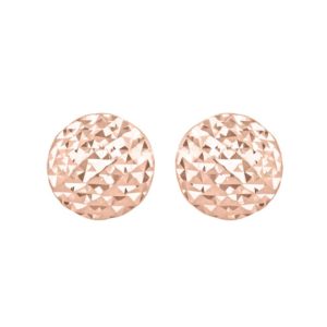 9ct Rose Gold Pyramid Button Stud Earrings 5.55.7112 loving the sales