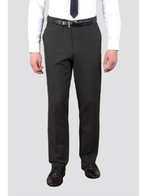 Charcoal Plain Weave Slim Fit Trouser 30s Charcoal loving the sales
