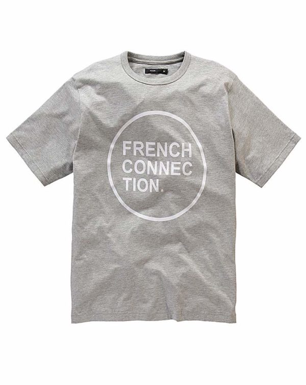 French Connection Circle Logo T-Shirt loving the sales