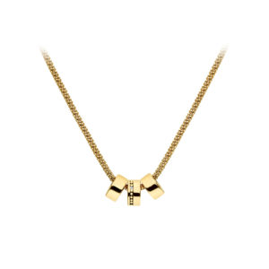 Hot Diamonds Gold Plated Diamond Trio Ring Necklet Dp553 loving the sales