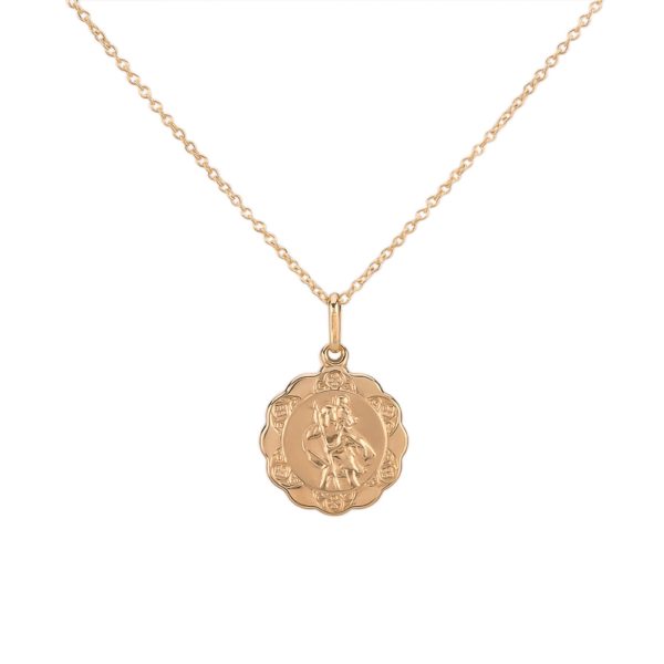 9ct Gold St Christopher And Chain loving the sales