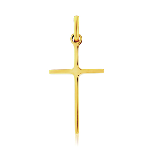 9ct Plain Cross Pendant And Necklace Cr243/Cn02518 loving the sales