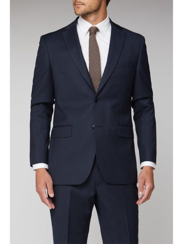 Alexandre Of England Navy Flannel Regular Fit Suit Jacket 44l Navy loving the sales