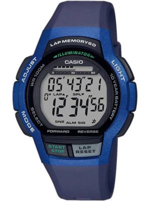 Casio Casio Collection Digital Blue Plastic Strap Watch Ws-1000h-2avef loving the sales