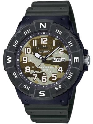 Casio Casio Collection Green Camouflage Plastic Strap Watch Mrw-220hcm-3bvef loving the sales