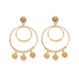 Chlobo Ariella Gold Plated Heavenly Hoop Earrings Gedh1023 loving the sales