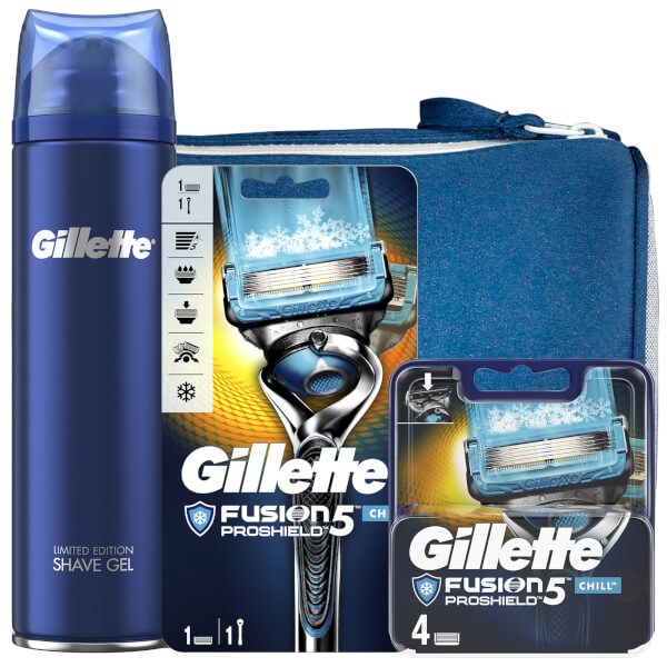 Gillette Fusion5 Proshield Chill Shaving Kit With Wash Bag loving the sales