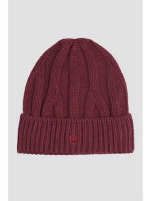 Jeff Banks Burgundy Cable Knit Beanie 0 Burgundy loving the sales