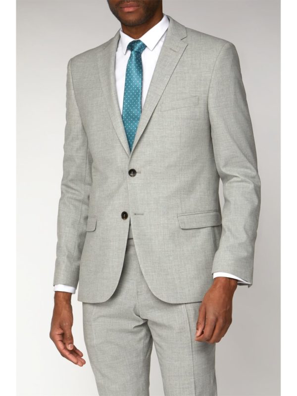 Limehaus Light Grey Slim Fit Jacket 40r Grey loving the sales