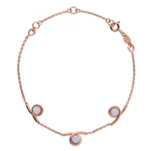 Links Of London Serpentine Rose Gold Vermeil Blue Agate Bracelet 5010.3731 loving the sales