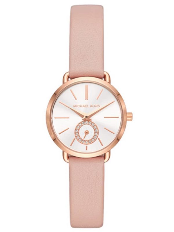 Michael Kors Mini Portia Rose Tone Pink Strap Watch Mk2735 loving the sales