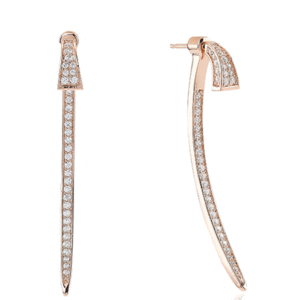 Sif Jakobs Ladies Rose Gold-Plated 'Treviso' White Cubic Zirconia Ear Jackets Sj-E0601-Cz(Rg) loving the sales