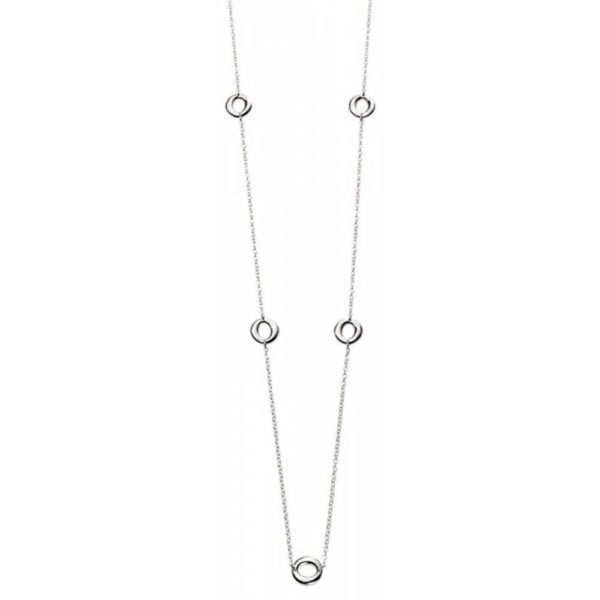 Silver 80cm Open Circle Necklace N3974 loving the sales