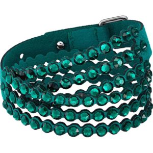 Swarovski Power Green Crystal Multi Row Bracelet 5511700 loving the sales