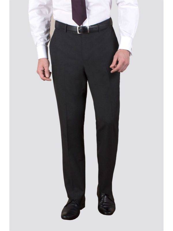 Thomas Nash Charcoal Plain Weave Tailor Fit Trousers 30r Charcoal loving the sales