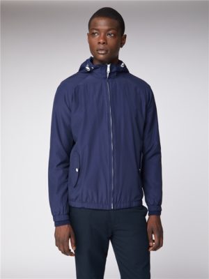 Men's Navy Blue Hooded Jacket | Ben Sherman | Est 1963 - Xs loving the sales