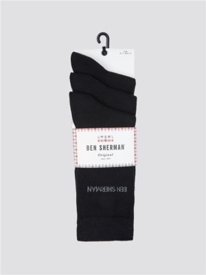 Ben Sherman 3 Pack Of Socks Black | Ben Sherman - 7-11 loving the sales