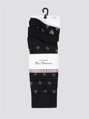 Ben Sherman 3 Pack Of  Socks. Black | Ben Sherman - 7-11 loving the sales