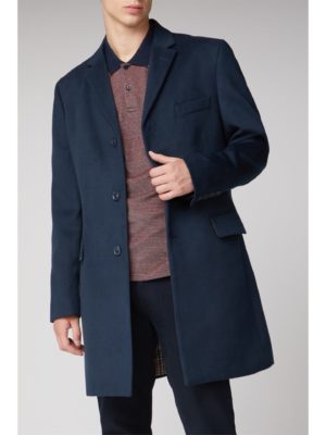 Ben Sherman Blue Tailored Coat 40r Salute loving the sales