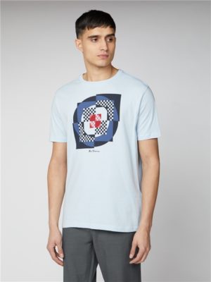 Blue Digital Target Print T-Shirt | Ben Sherman | Est 1963 - Xs loving the sales