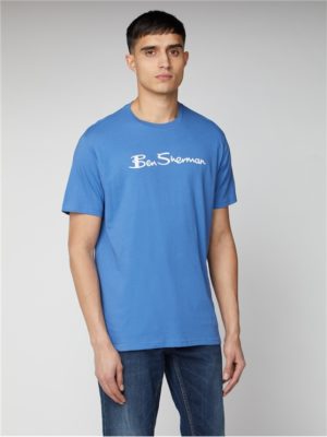 Blue & Navy Signature Logo T-Shirt | Ben Sherman | Est 1963 - Xs loving the sales