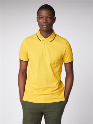 Mens Mustard Yellow Romford Polo Shirt | Ben Sherman | Est 1963 - Xs loving the sales