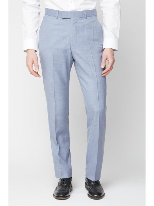Occasions Pale Blue Regular Fit Trouser 34s Blue loving the sales