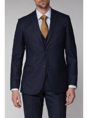 Racing Green Navy Texture Tailored Fit Jacket 38r Navy loving the sales