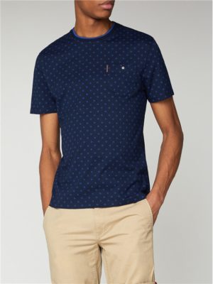 Target Print T-Shirt Navy | Ben Sherman - Xs loving the sales