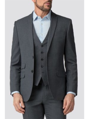 The Collection Charcoal Semi Plain Tailored Fit Jacket 40l Charcoal loving the sales