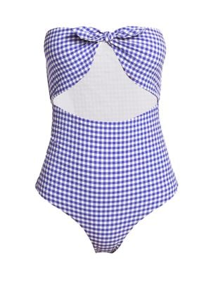 Marie Gingham One-Piece Swimsuit loving the sales