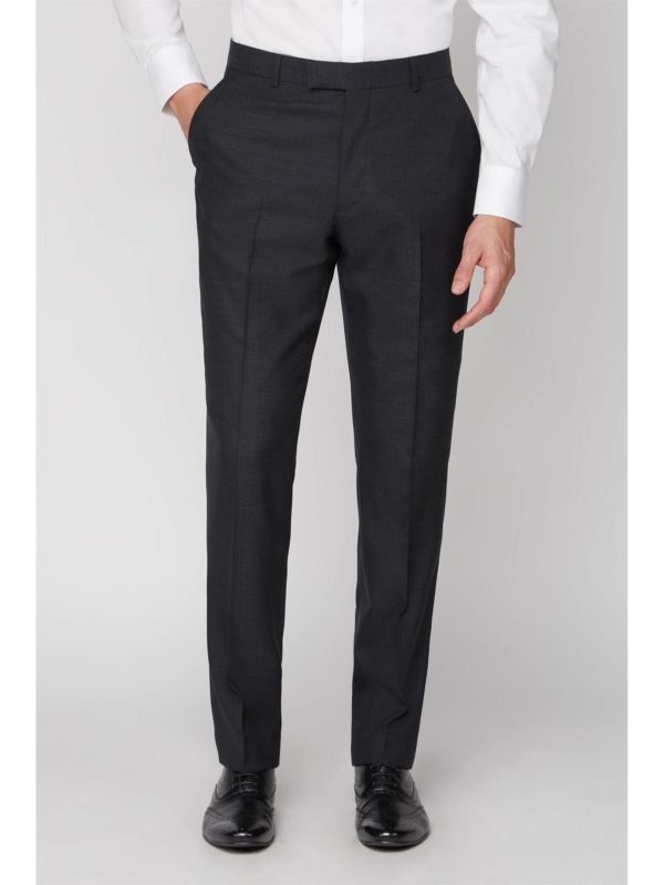 Alexandre Of England Charcoal Herringbone Wool Regular Fit Suit Trousers 40r Charcoal loving the sales