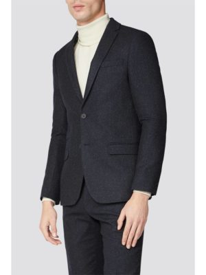 Ben Sherman Charcoal Herringbone Slim Suit Jacket 38r Charcoal loving the sales