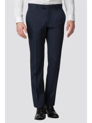 Deep Blue Semi Plain Slim Fit Trouser 32r Navy loving the sales