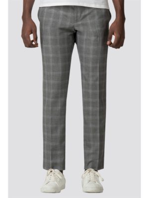 Grey Blue Overcheck Skinny Fit Suit Trouser 30r Grey loving the sales