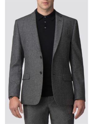 Grey Donegal Wool Blend Tailored Fit Suit Jacket 42s Grey loving the sales