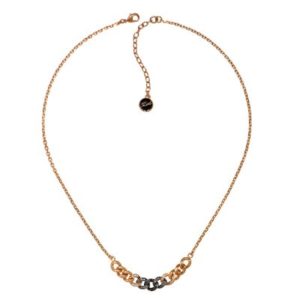 Ladies Karl Lagerfeld Rose Gold Plated Ombre Chain Necklace loving the sales