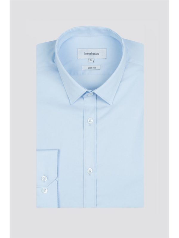 Limehaus Blue Single Cuff Shirt 16.5 Blue loving the sales