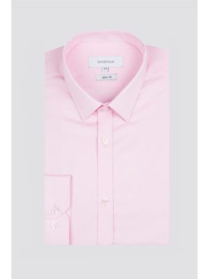 Limehaus Pink Poplin Single Cuff Shirt 15 Pink loving the sales