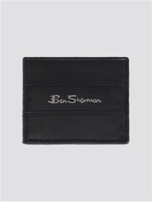 Men's Black Ben Sherman Leather Wallet | Ben Sherman | Est 1963 - One Size loving the sales