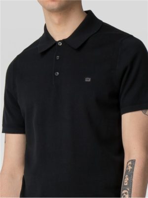 Men's Black Cotton Knitted Polo Shirt | Ben Sherman | Est 1963 - Xs loving the sales