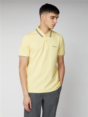 Men's Pale Yellow Romford Polo Shirt | Ben Sherman | Est 1963 - Medium loving the sales