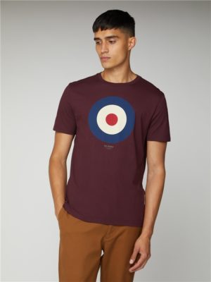 Men's Port Red Target T-Shirt | Ben Sherman | Est 1963 - Large loving the sales