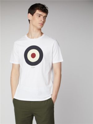 Men's White Classic Target T-Shirt | Ben Sherman | Est 1963 - Xs loving the sales