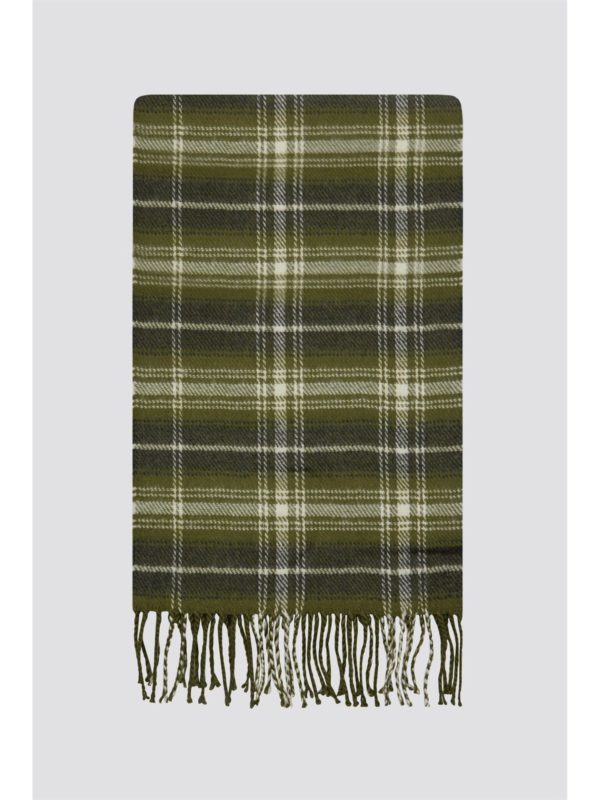 Racing Green Green Checked Scarf 0 Green loving the sales