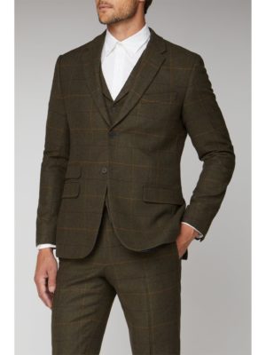 Racing Green Green Heritage Check Tailored Fit Jacket 42l Green loving the sales