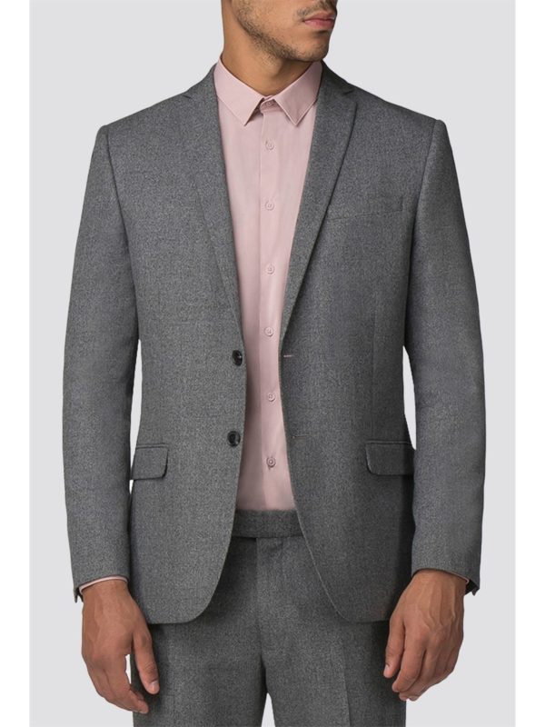 Smoked Grey Jaspe Slim Fit Suit Jacket 36r Grey loving the sales