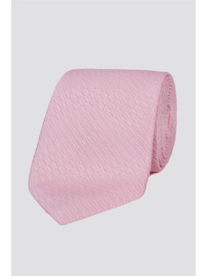 Stvdio Pink Irregular Textured Tie 0 Pink loving the sales