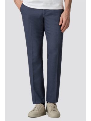 The Collection Airforce Blue Birdseye Tailored Fit Trouser 32r Airforce loving the sales
